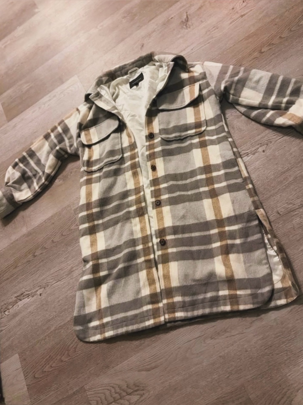 Banana Republic Plaid Flannel Shirt Jacket “Shacket”
